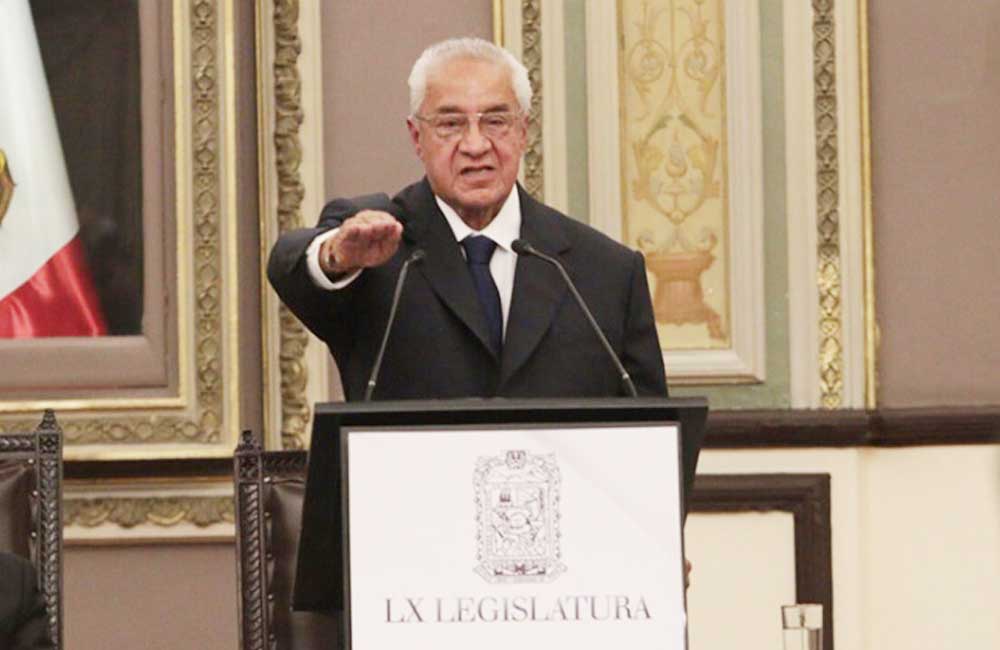 Guillermo Pacheco Pulido rinde protesta como gobernador interino de Puebla