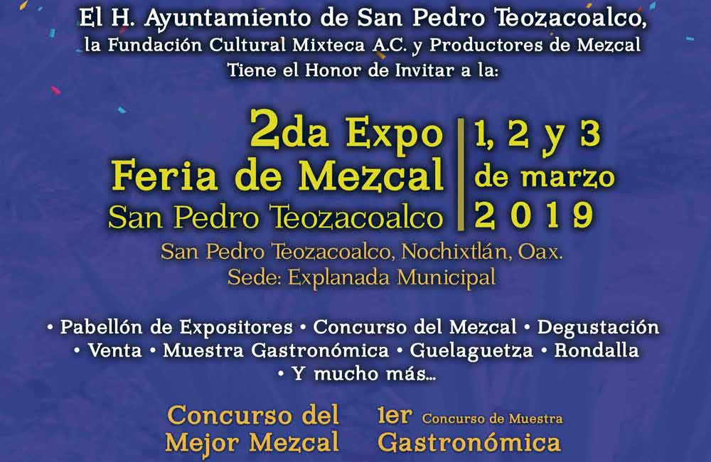 Invita San Pedro Teozacoalco a su segunda “Feria del Mezcal”