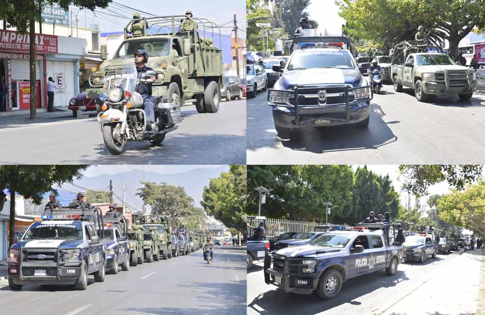 Operativo de Ejército y Policía Estatal ayudan a desactivar bloqueos en CDOAX