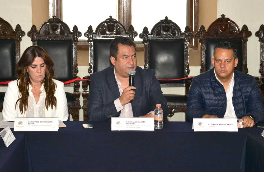 Gobierno capitalino será ejemplo de transparencia, promete García Jarquín