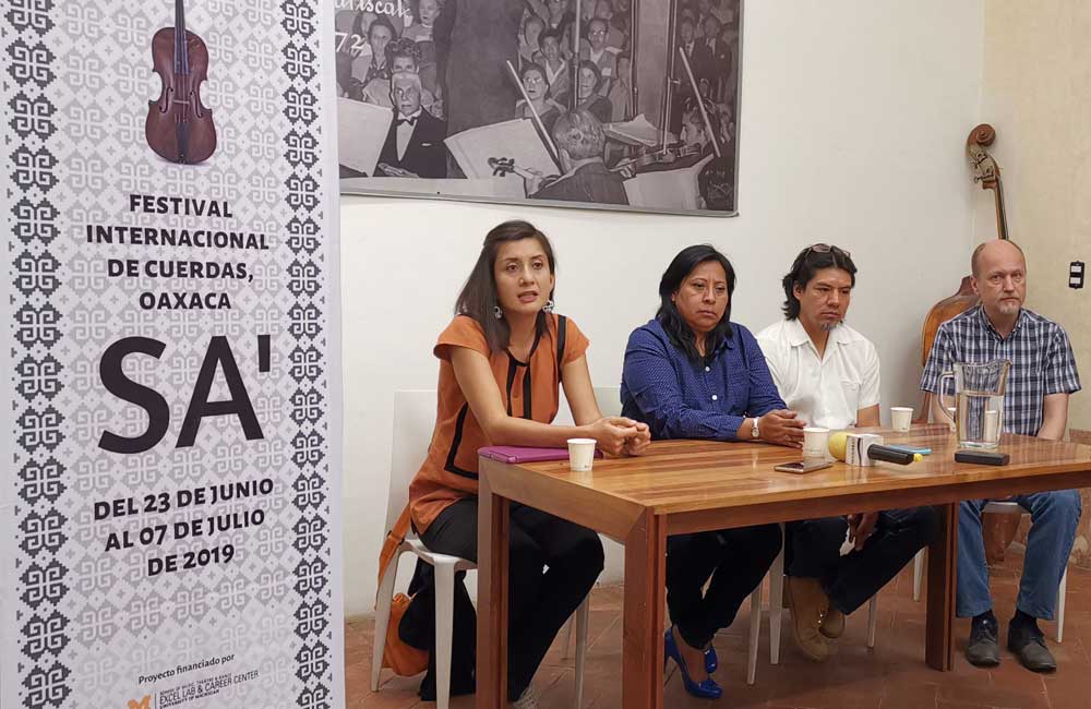 Auspicia la UABJO el primer Festival Internacional de Cuerdas Oaxaca SA’