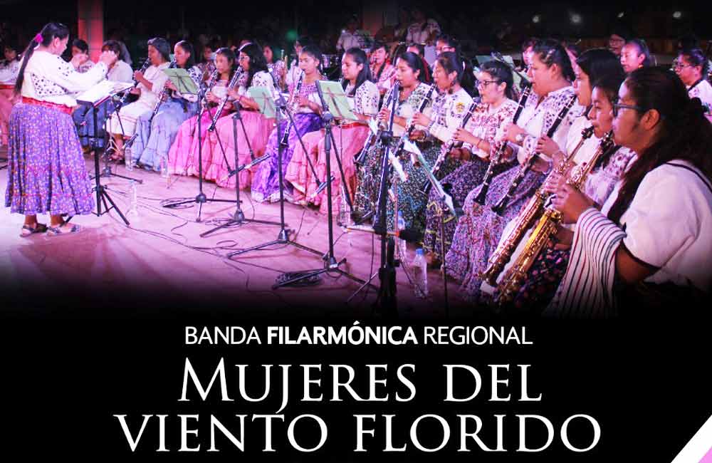 Desde Tlahuitoltepec llegan las ‘Mujeres del viento florido’