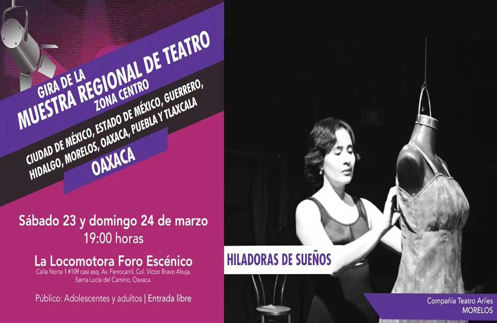Concluye con 2 funciones la Muestra regional de teatro en Oaxaca
