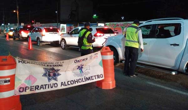 En Operativos Alcoholímetros detienen a 33 conductores
