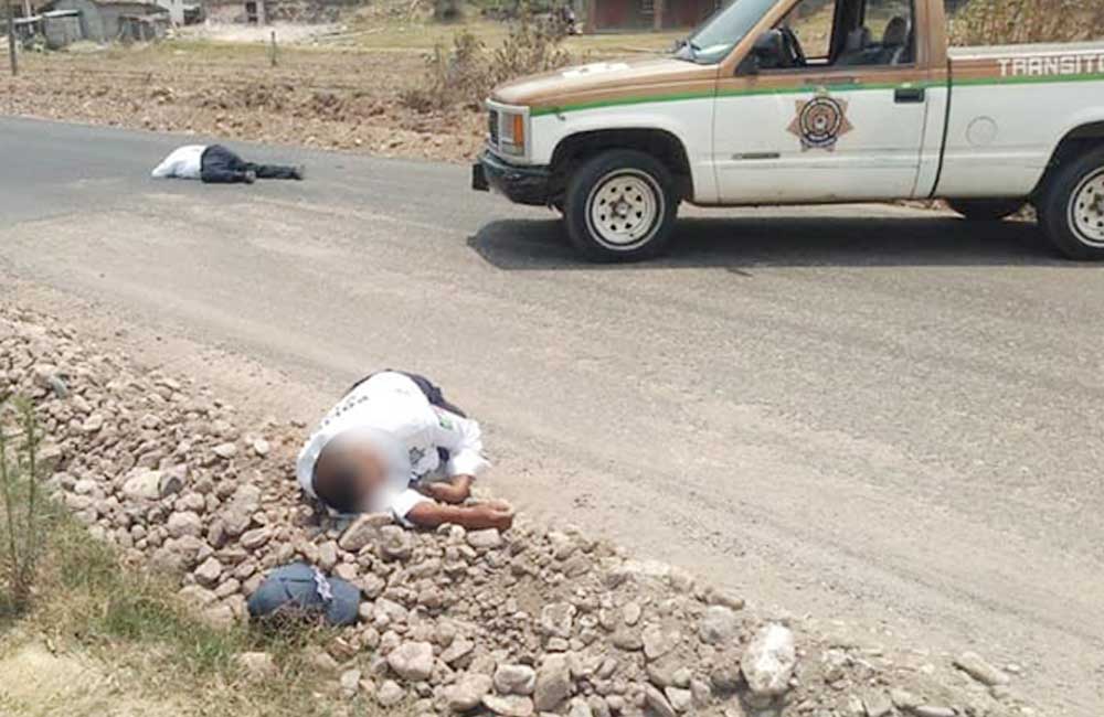 Matan a dos policías viales en Caxtlahuaca, Oaxaca