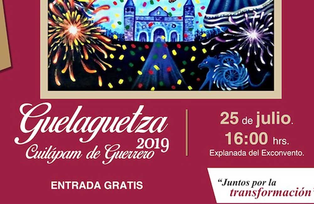 Invita Cuilápam de Guerrero a su fiesta patronal y Guelaguetza