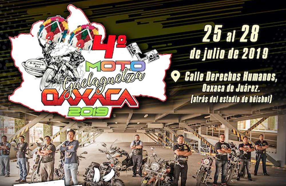 Por iniciar en la Ciudad de Oaxaca el 4º Moto Guelaguetza 2019