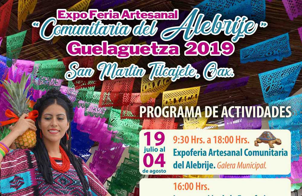 Invita San Martín Tilcajete a su Expo Feria Artesanal del Alebrije