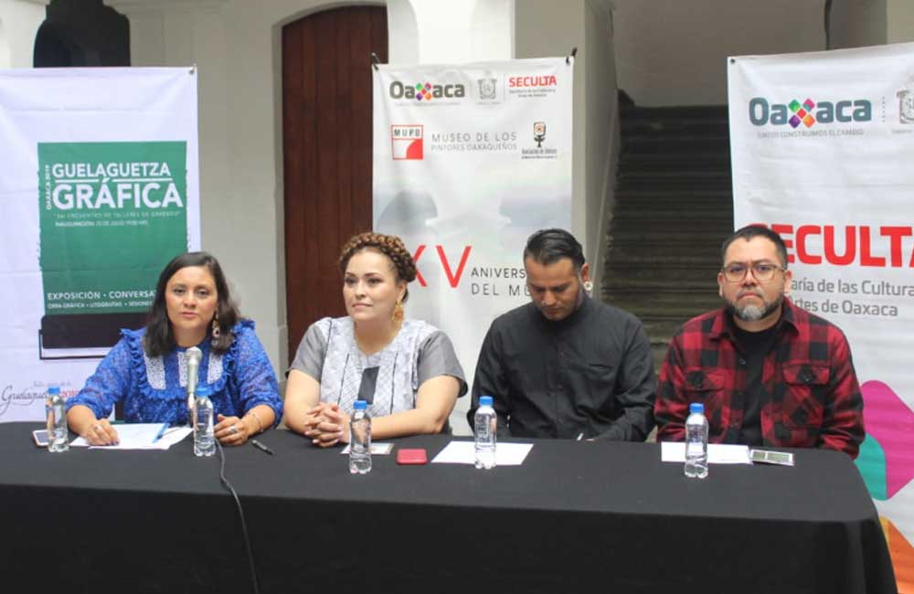 Invita Seculta a la Guelaguetza Gráfica-Oaxaca 2019