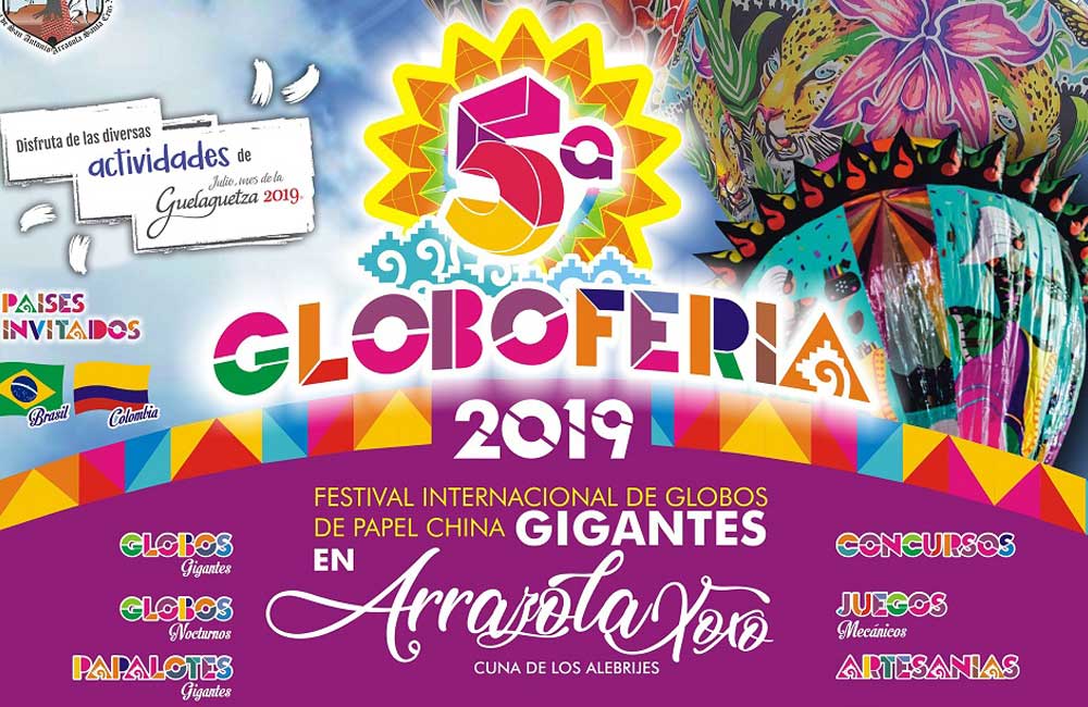 Invita San Antonio Arrazola a la Globoferia 2019 en su quinta edición