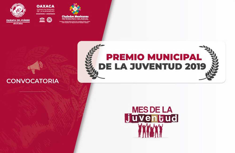 Convoca gobierno de la Ciudad al ‘Premio Municipal de la Juventud 2019’