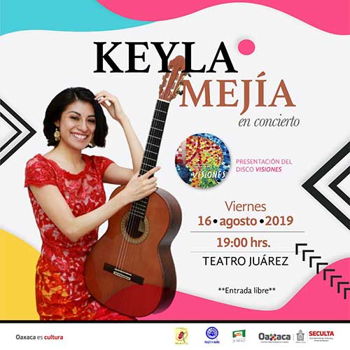 La oaxaqueña Keyla Mejía presenta su disco “Visiones” en el Teatro Juárez