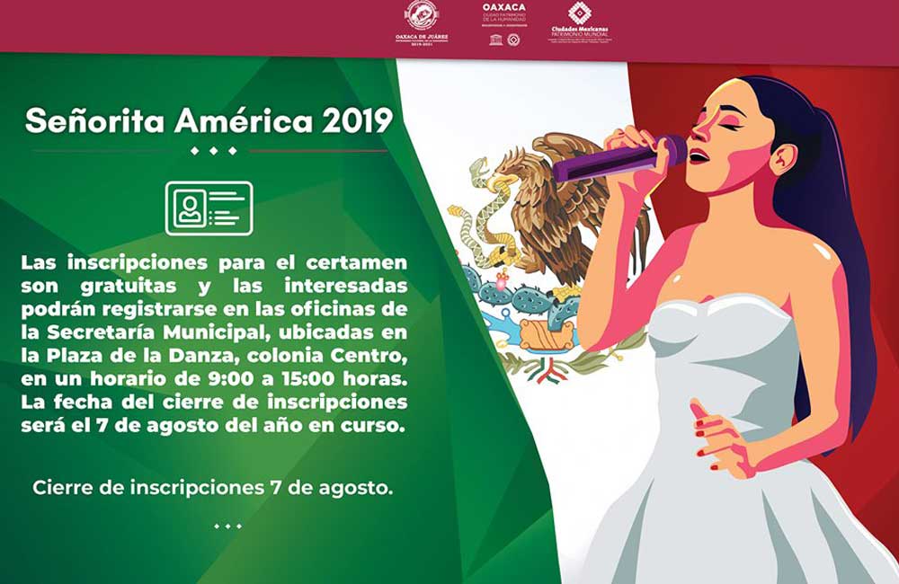 Cierra el 7 de agosto convocatoria para el certamen ‘Señorita América 2019’