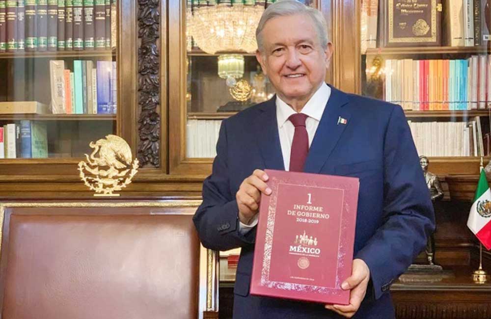 Entregué en tiempo y forma el Primer informe de mi gobierno: López Obrador