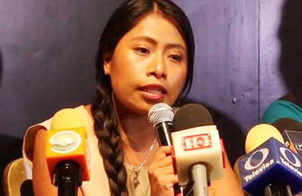 Yalitza Aparicio, en favor de la despenalización del aborto en Oaxaca