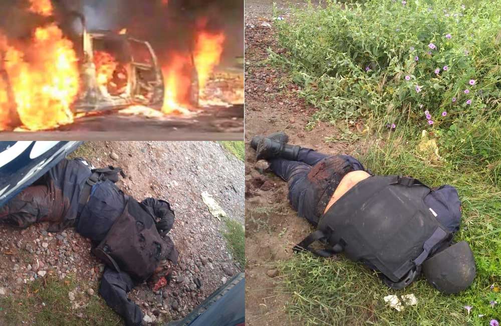 Matan a 14 policías en emboscada del Cártel Jalisco en Aguililla, Michoacán