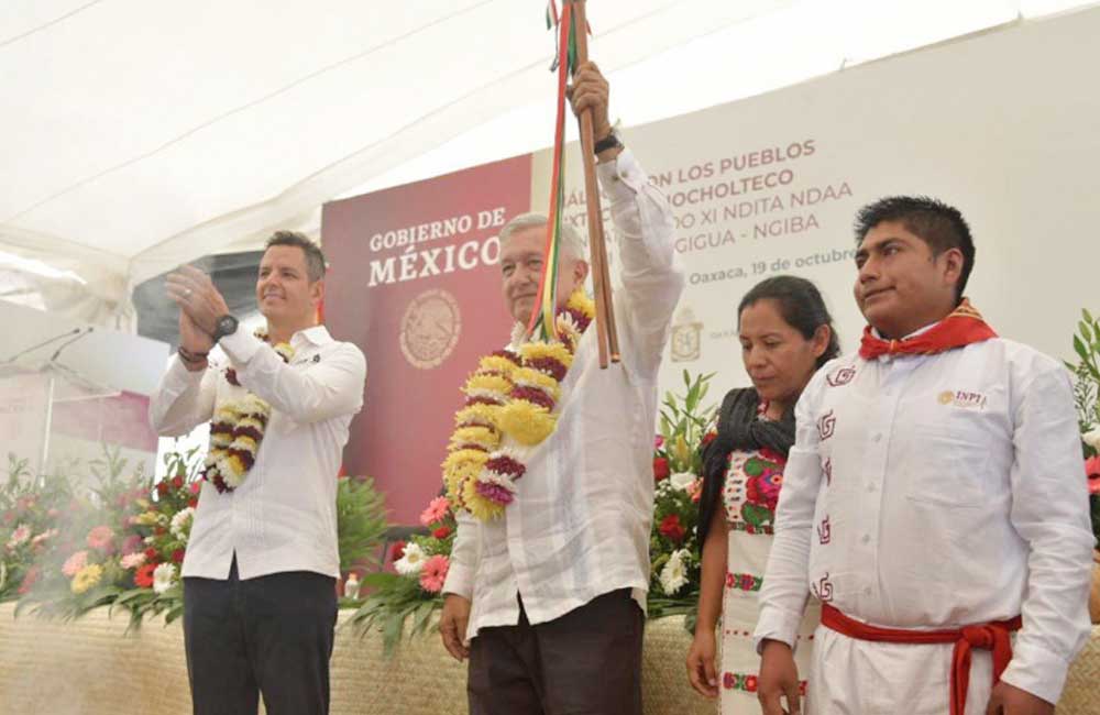 Presidió AMLO en Nochixtlán ‘Diálogo con los pueblos mixtecos y chocholtecos’