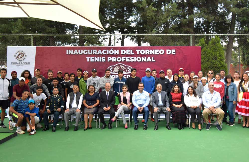 Inaugura edil García Jarquín torneo de tenis ‘Copa Ciudad de Oaxaca 2019’