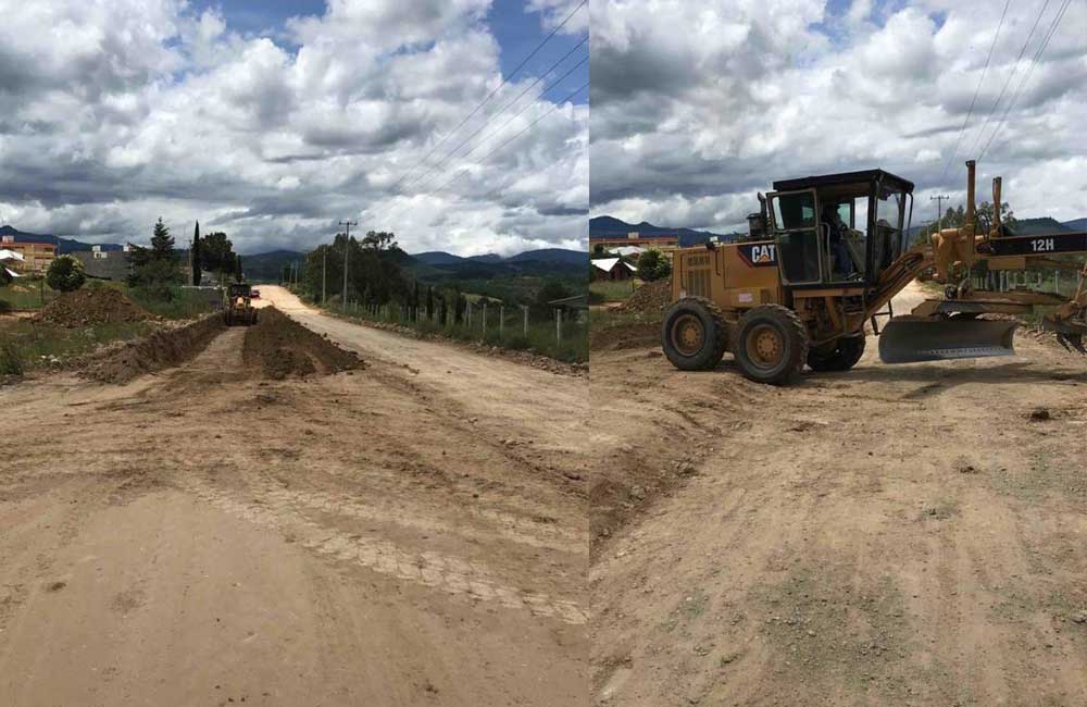 Inicia CAO reconstrucción y ampliación de 7.17 km de carreteras en Tlaxiaco