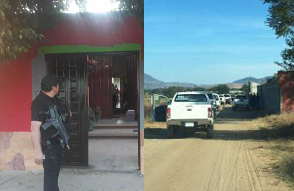 Droga, armas y 7 detenidos, saldo de cateos de Fiscalía en San Pablo Huixtepec