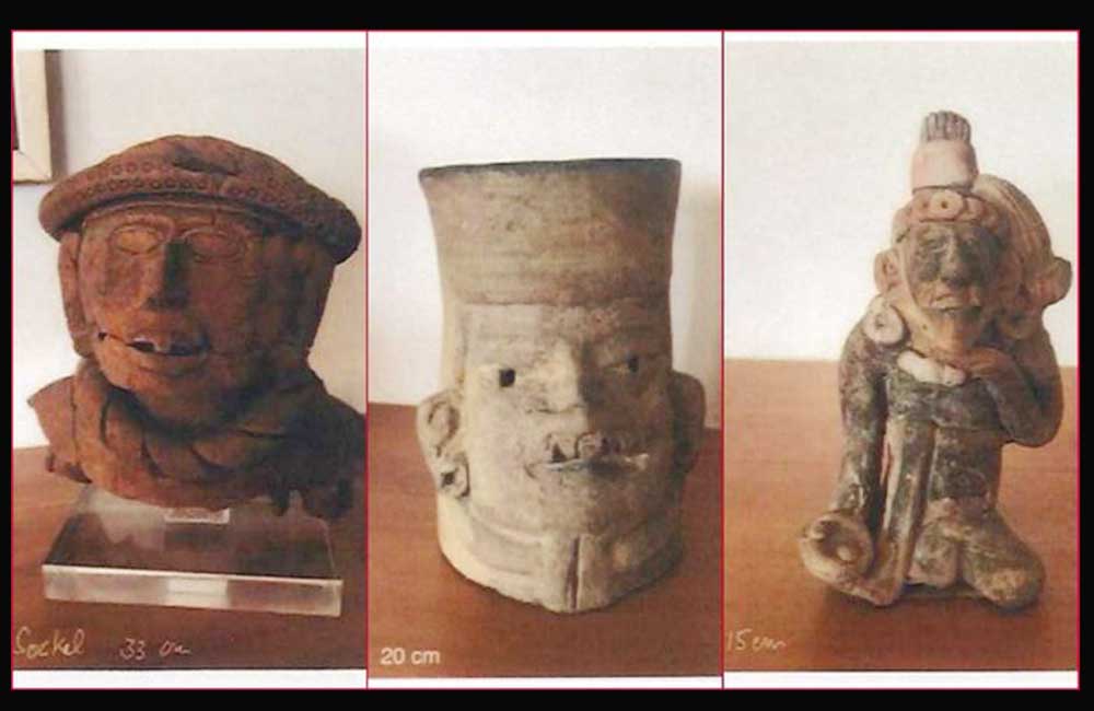 Recupera México 3 piezas arqueológicas que se encontraban en Alemania