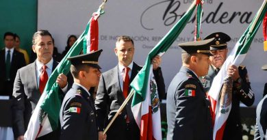 Convoca Murat a preservar valor cívico de la Bandera como símbolo de unidad Convoca Murat a preservar valor cívico de la Bandera como símbolo de unidad
