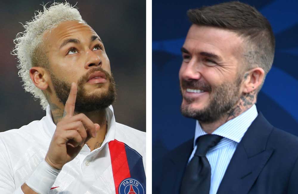 Beckham fue mi inspiración y hasta copié sus cortes de cabello: Neymar