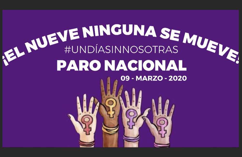 Convocan a mujeres a marcha y paro nacional para el 8 y 9 de marzo