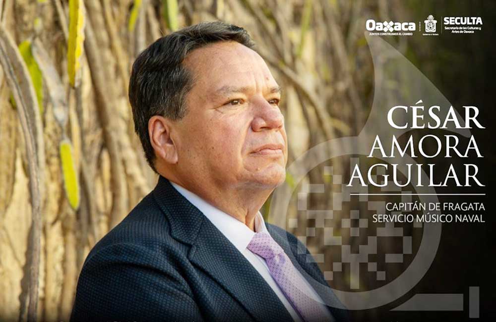 César Amora Aguilar es el nuevo director de la Banda de Música de Oaxaca