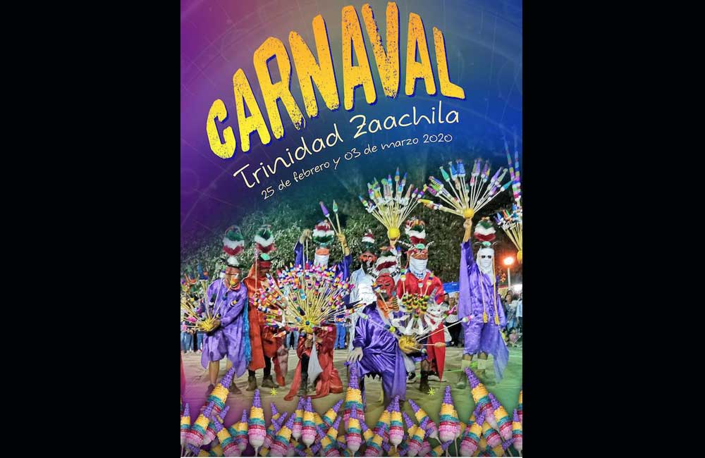 Invita Trinidad Zaachila a su tradicional Carnaval 2020 el 25 de febrero