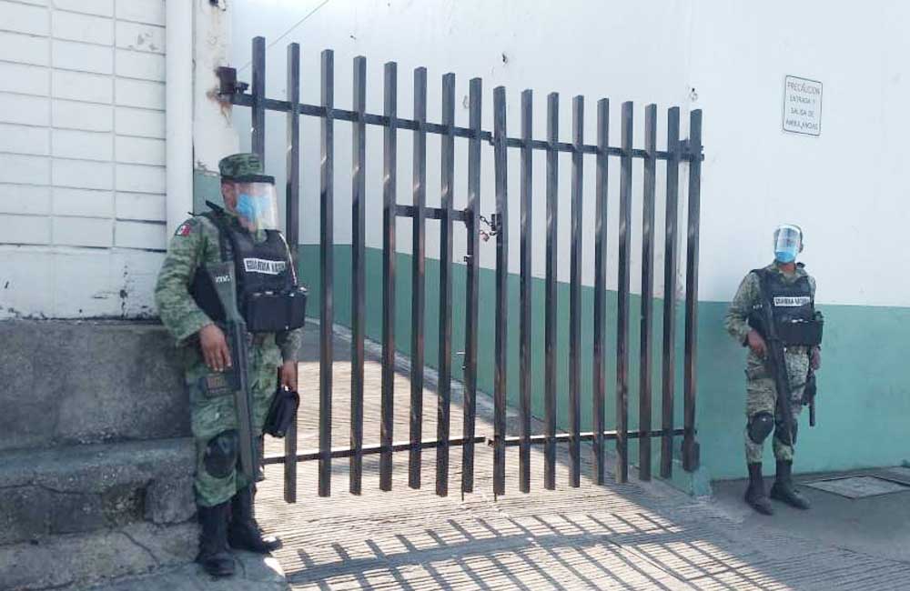 Vigila Guardia Nacional 4 hospitales del régimen ordinario del IMSS en Oaxaca