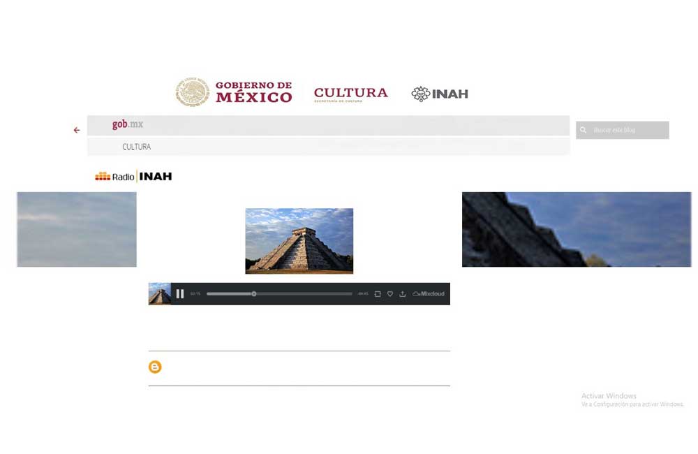 Ofrece INAH paseo por el patrimonio cultural de México, sin salir de casa