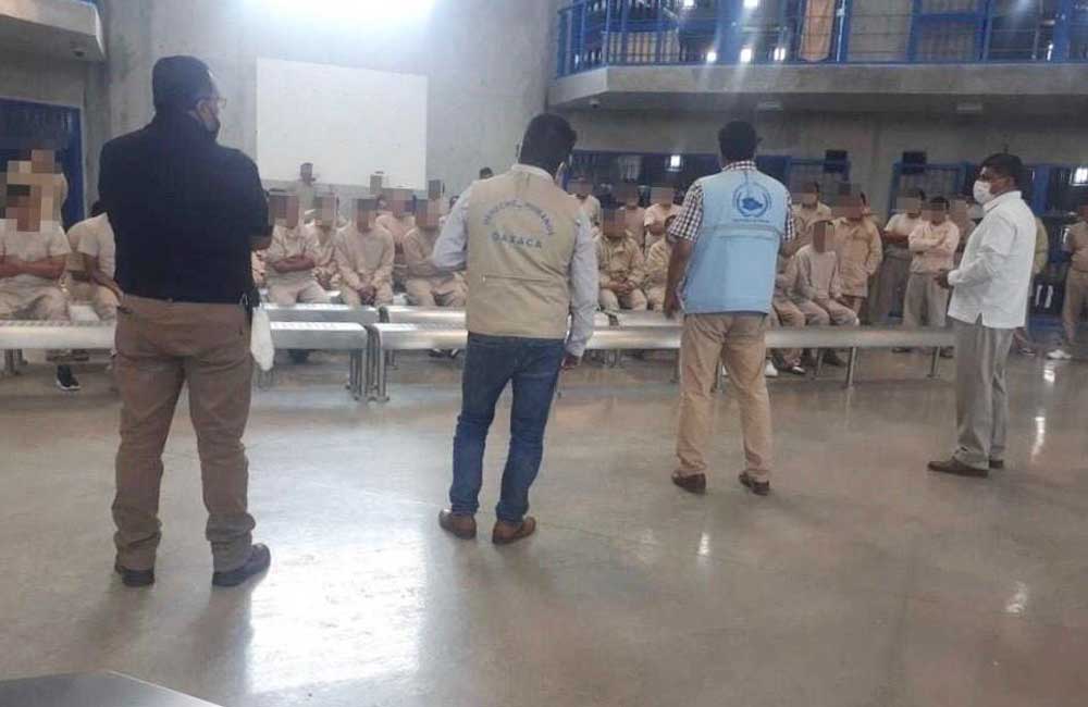 Atienden SSPO y DDHPO peticiones de presos de la cárcel de Tanivet