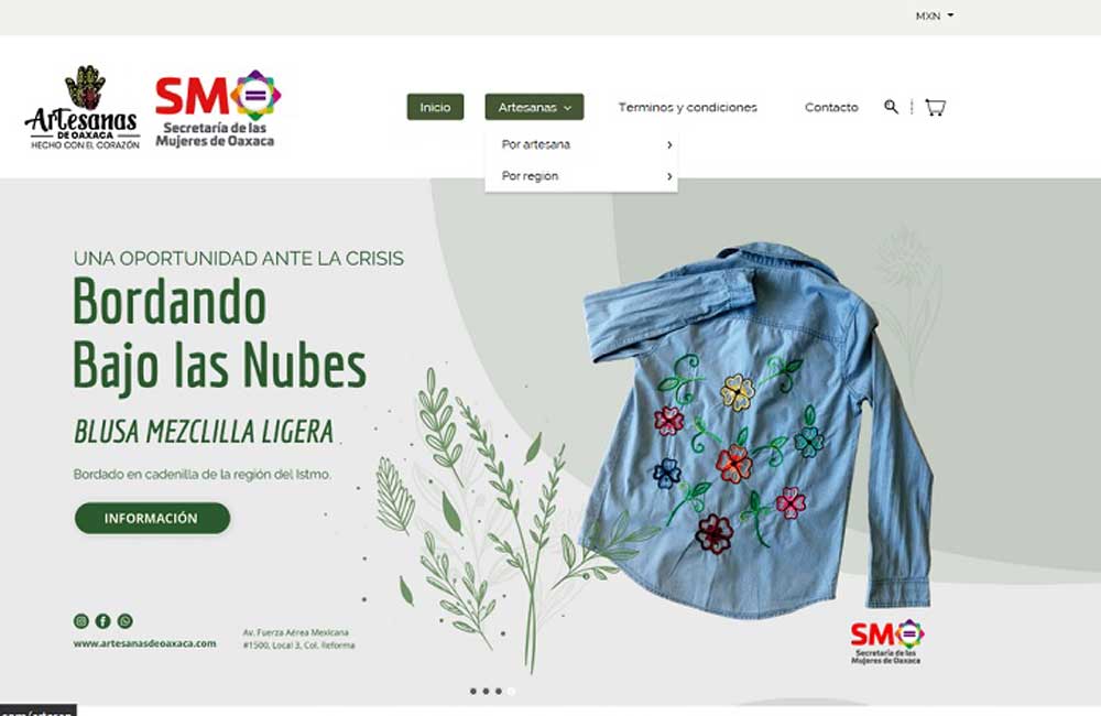 Creó SMO portal digital para ofertar productos de artesanas y emprendedoras