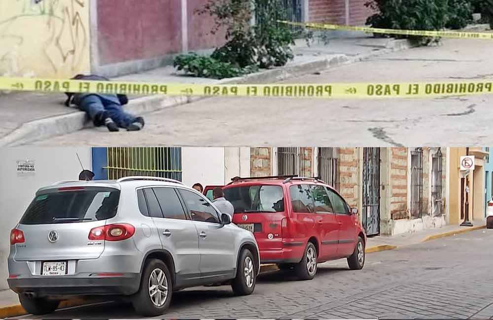 Mueren 2 hombres en calles de CdOax ante indiferencia de autoridades