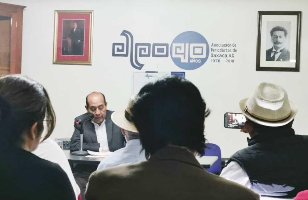 ‘Nada qué celebrar este 7 de junio’, afirma la Asociación de Periodistas de Oaxaca