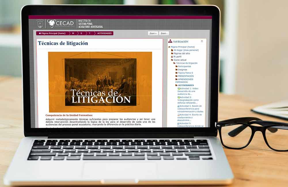 Ofrece CECAD-UABJO Maestría en línea para profesionales del Derecho