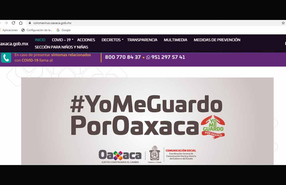 Oaxaca, tercer lugar nacional en Portales Estatales de Transparencia