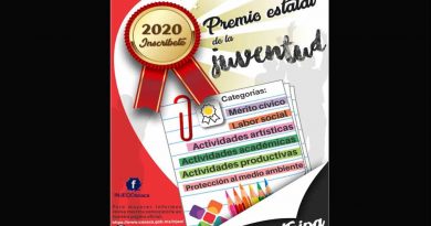 Emite INJEO convocatoria del ‘Premio Estatal de la Juventud 2020’ Emite INJEO convocatoria del ‘Premio Estatal de la Juventud 2020’