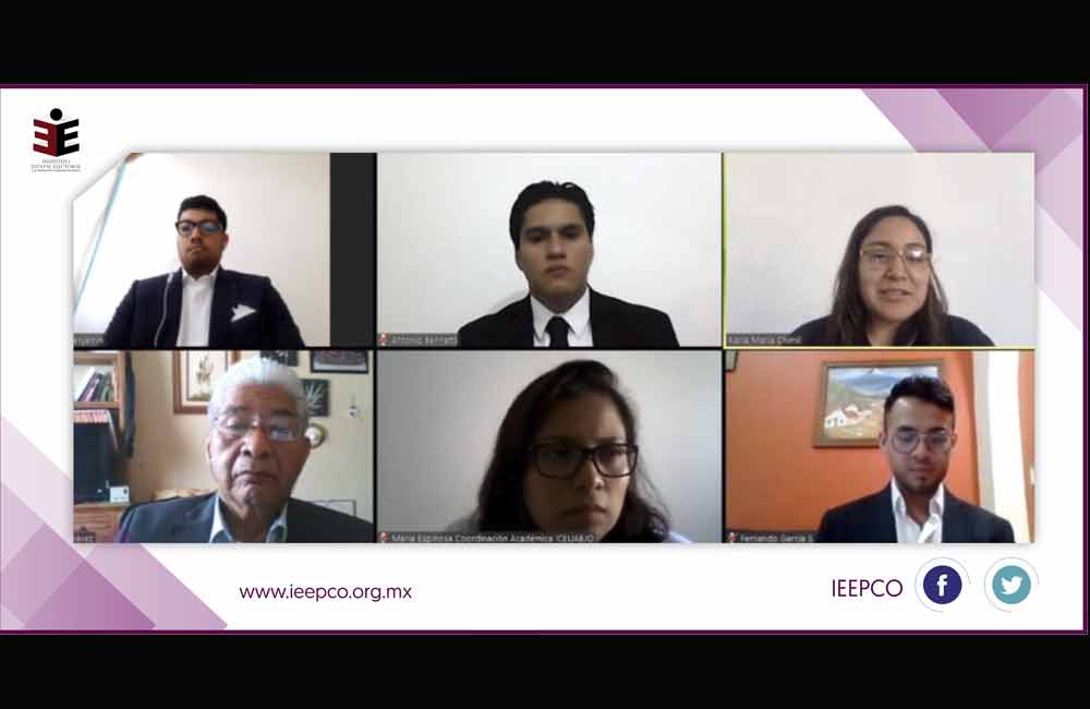 Impulsa IEEPCO Conversatorio virtual sobre retos en la educación ante Covid-19