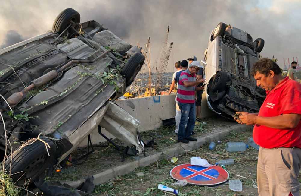 73 muertos y 3,700 heridos, saldo preliminar de la explosión en Líbano