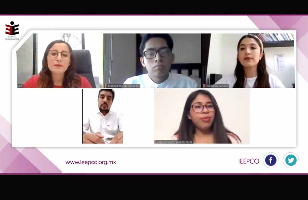 Auspicia el IEEPCO iniciativas juveniles de participación en Oaxaca