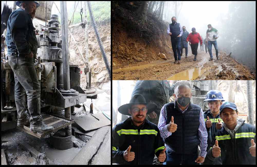 Perfora CEA pozo profundo para dotar de agua al pueblo de Ayutla Mixe