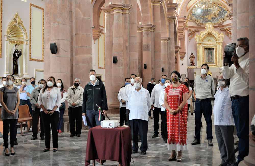 Entregan la Catedral de Huajuapan de León, joya arquitectónica de la Mixteca