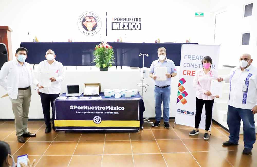 Dona Grupo Modelo equipo por más de 1 mdp al hospital de Tuxtepec