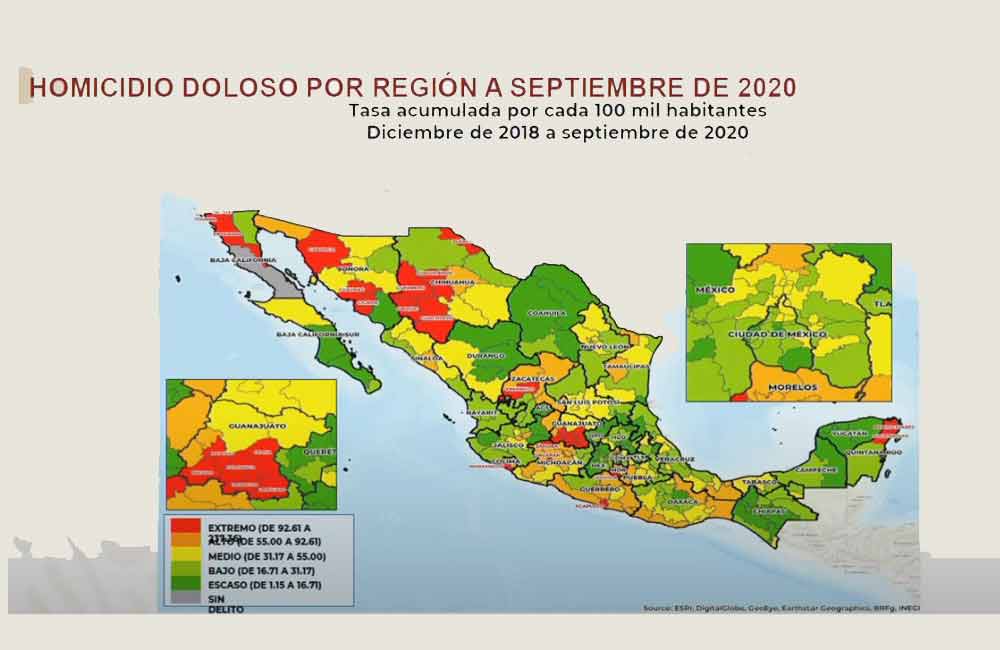 Oaxaca, por debajo de la media nacional en homicidios dolosos: SSyPC