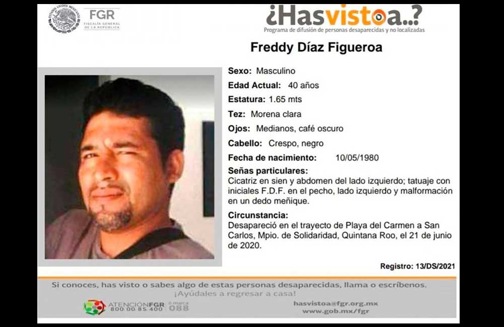 Desaparece el hermano del principal buscador de migrantes en México