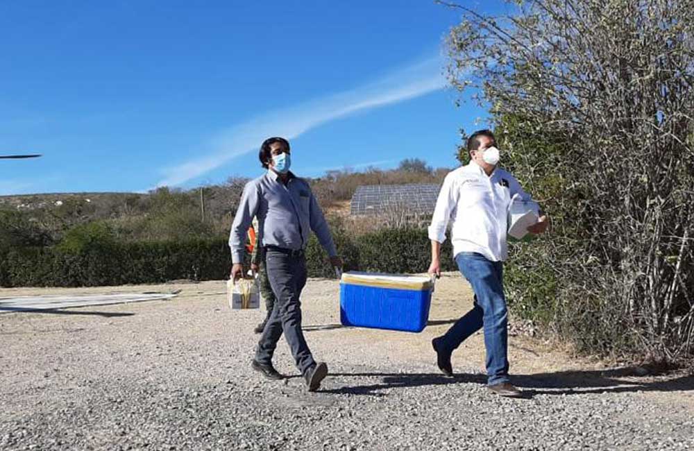 Llegan 11 mil 700 vacunas de Pfizer a Oaxaca