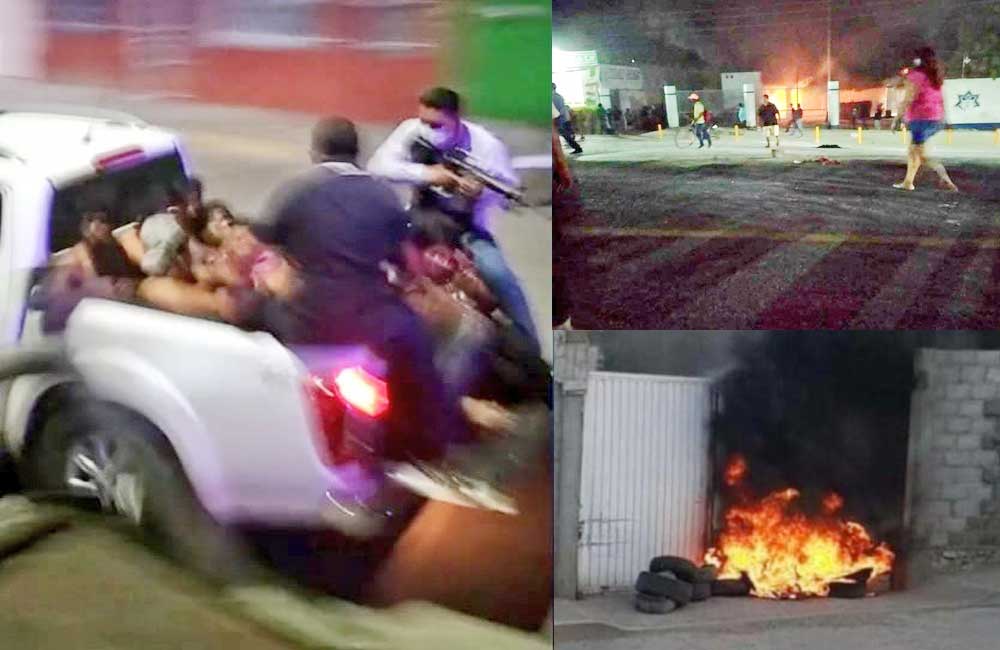 Pobladores de Tehuantepec intentan linchar a 22 presuntos delincuentes e incendian comandancia