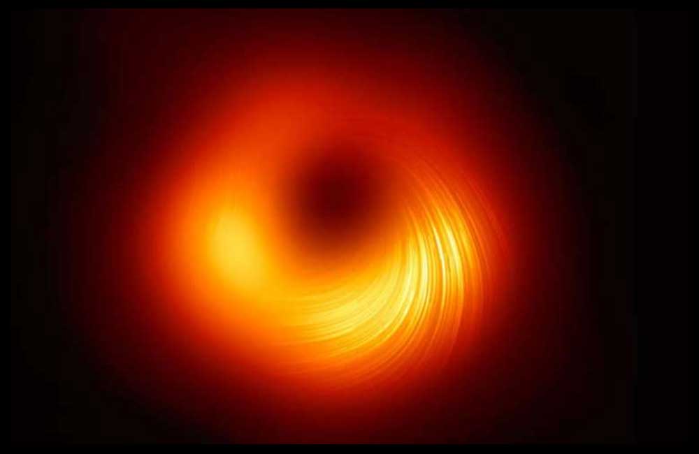 Imagen de campos magnéticos, revela más secretos de los agujeros negros